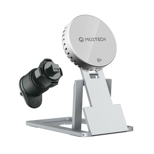 MOZTECH Qi2 Magnetic Charging Pad with Cooling Fan